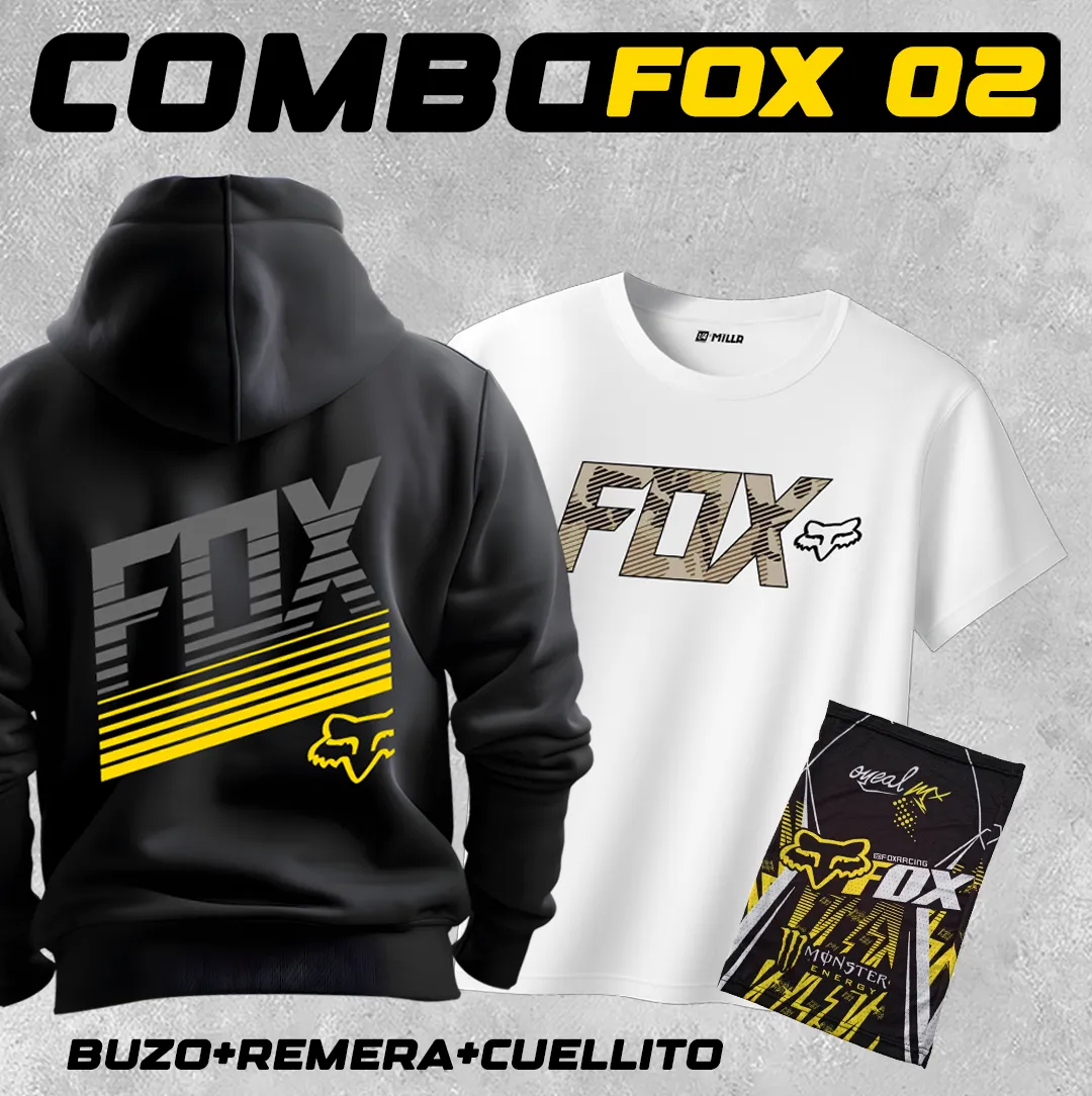 COMBO FOX 02 ( BUZO, REMERA + CUELLITO ) en Villa Carlos Paz, Córdoba