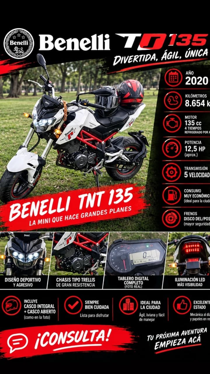 Benelli TNT 135 2020 en venta en La Plata, Buenos Aires