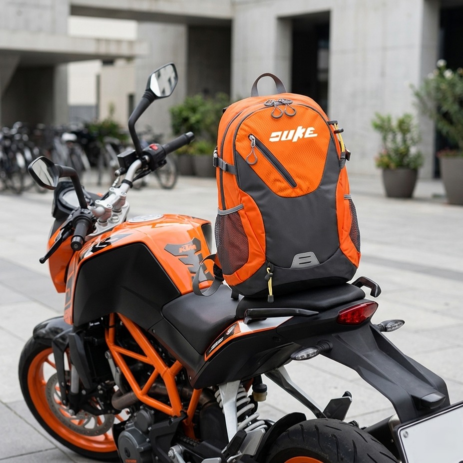 Mochila naranja, diseño KTM "DUKE", impermeable, 40L