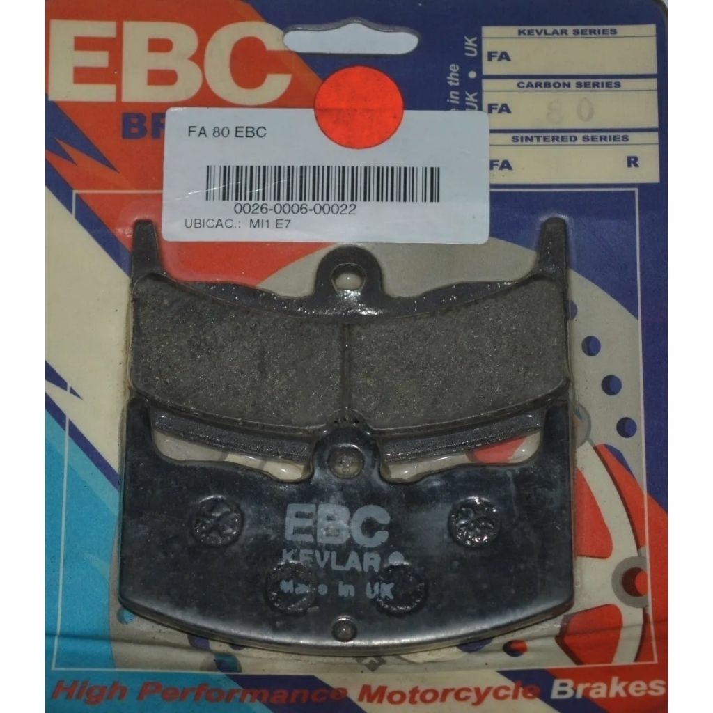 Pastillas De Freno Ebc Honda Vt 500 Fa 80 en CABA