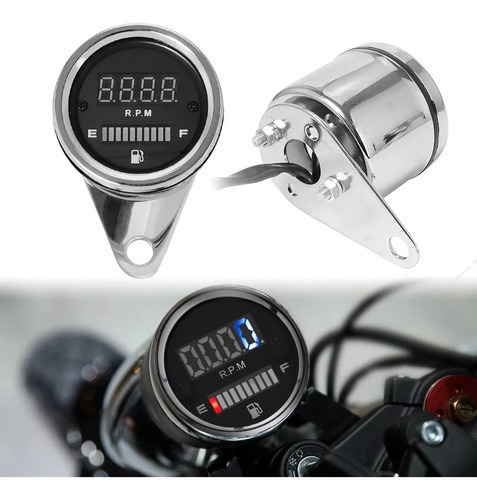 Tacometro Digital Rpm Universal Cafe Racer Medidor Nafta en CABA