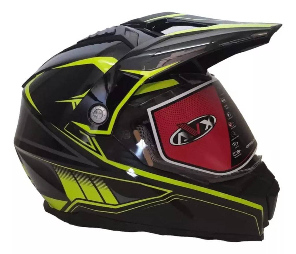 CASCO OKINOI AVX FS-606 AMARILLO en CABA