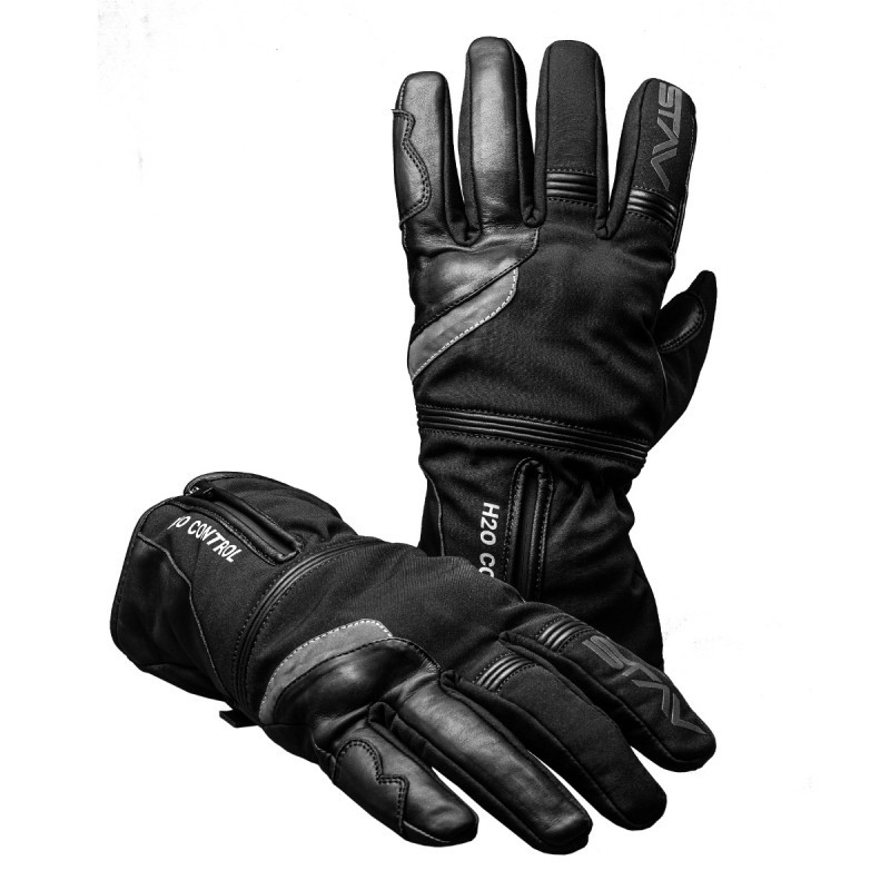 Guantes Softshell Stav Long Climate Protec Windblock Negro en CABA