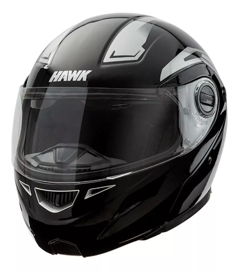 CASCO HAWK RS5 VECTOR NEGRO BRILLANTE en CABA