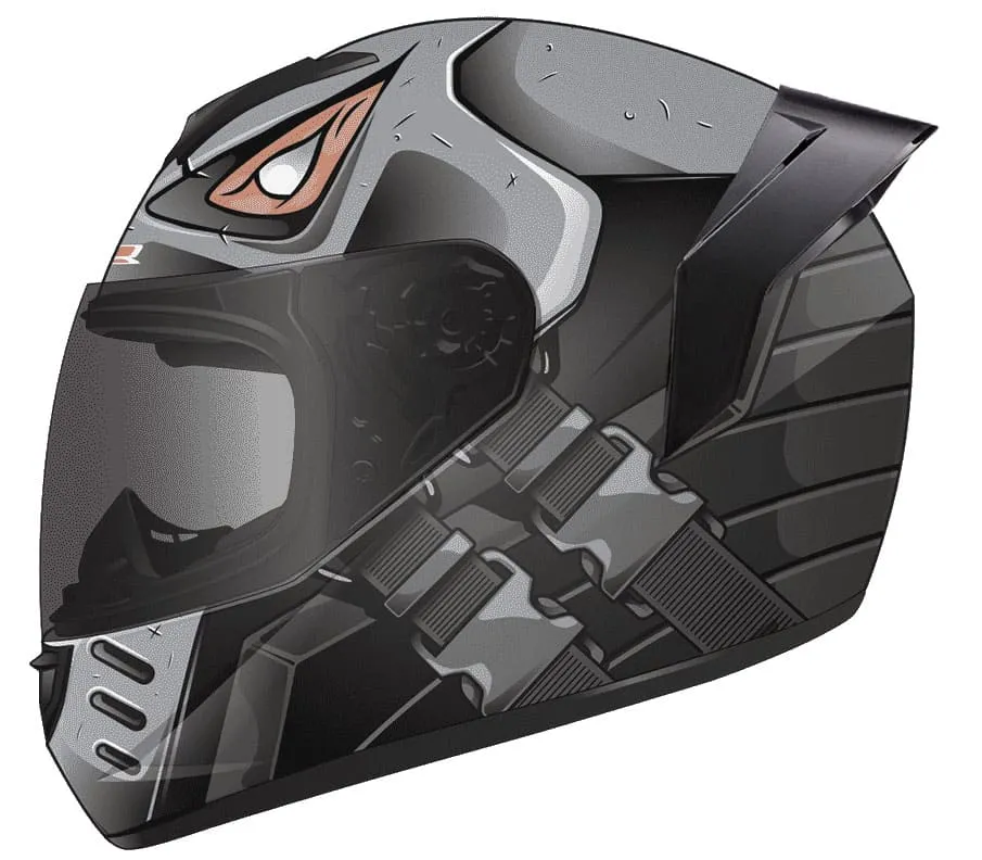 Casco LS2 352 Stroke + Spoiler en CABA