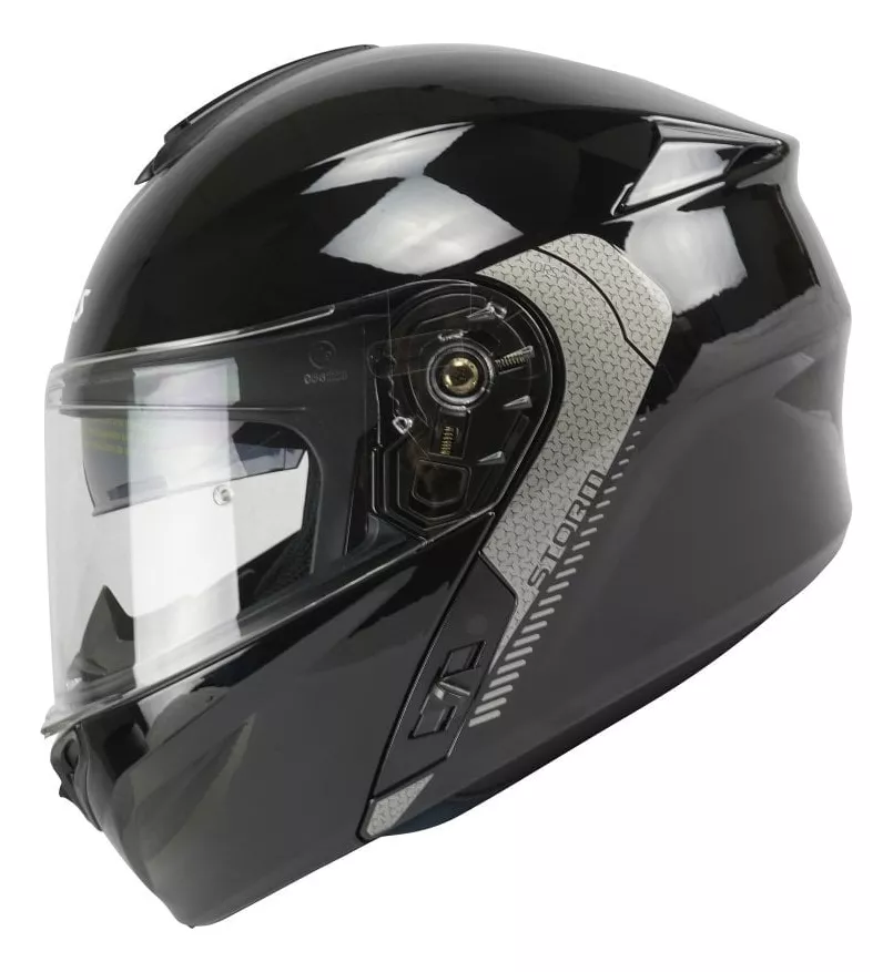 CASCO AXXIS STORM SV SOLID A1 NEGRO BRILLO en CABA