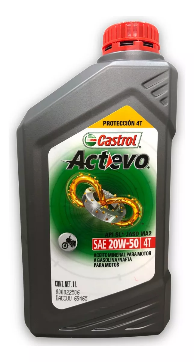 ACEITE CASTROL 4T. GP 1 LTS. MINERAL en CABA