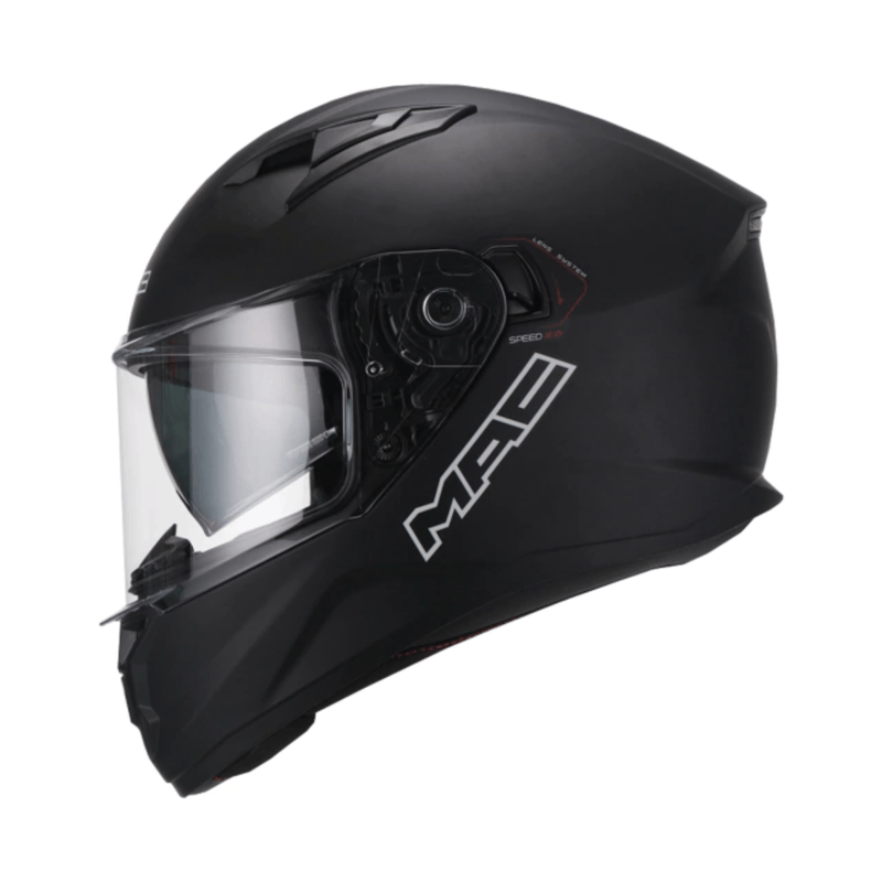 CASCO MAC SPEED 2. 0 SOLI D MATT NEGRO en CABA