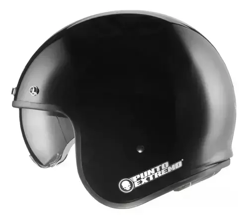 CASCO PUNTO EXTREMO X581 NEGRO BRILLO en CABA