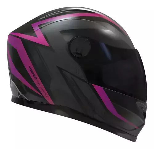 Casco Vertigo V32 Influence-Fucsia/Negro Mate en CABA