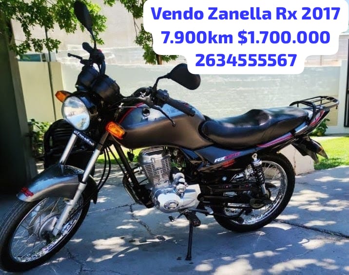 Zanella Rx 2017 en venta en Mendoza