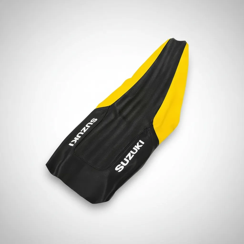 Funda Asiento Lcm P Suzuki Dr650 2026 Amarilla Negro Premium en CABA