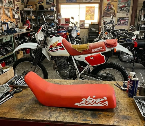 Funda De Asiento Tapizado Para Xr 250r Xr250 1994 Naranja Naranja en CABA