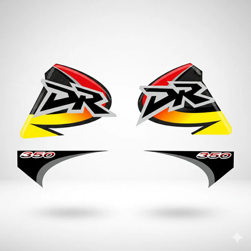 Kit Calcos Para Moto Suzuki Dr350 Dr 350 1999  Glos Brilloso en CABA