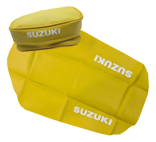 Funda Asiento Tapizado + Bolso Suzuki Dr250 Dr350  Amarillo Amarillo en CABA