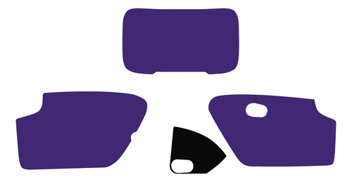 Calcos Graficas Cachas Y Mascara Para Xr250 Xr 250 Violeta en CABA