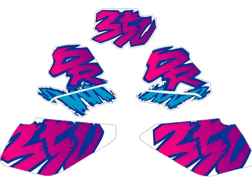 Kit Calcos Gráficas Suzuki Dr 350 Dr350s Dr350 Laminadas 92 en CABA