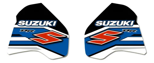 Calcos Suzuki Dr350 Dr 350 Graficas Laminado Grueso Azul en CABA