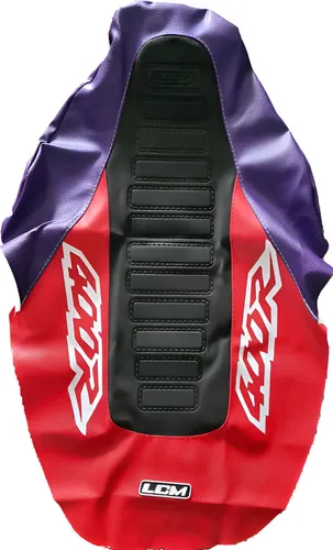 Funda Asiento Lcm Para Xr400 / Xr 400 / Xr400r Rojo Violeta Negro en CABA