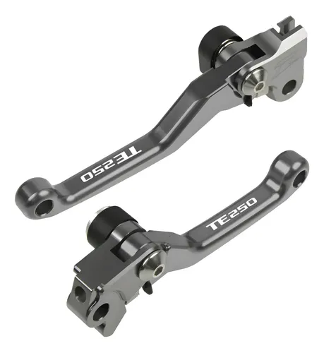 Manijas Palancas Freno Y Embrague P/ Husqvarna Te250 Te 250 Gris Oscuro en CABA
