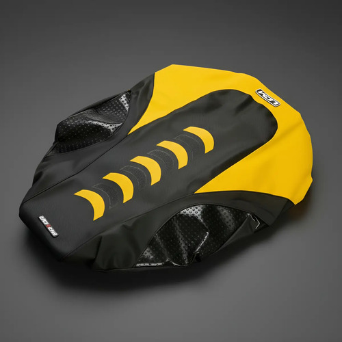 Funda Asiento Para Banshee 350 Lcm Negra Gajos Amarillo Amarillo en CABA