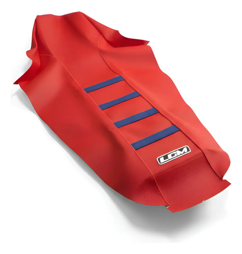 Funda Asiento Lcm P/ Honda Crf 250 Crf 450 14-22 Rojo Azul Rojo