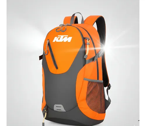 Mochila Resistente Naranja Para Amantes De Motos Ktm Unica Naranja en CABA