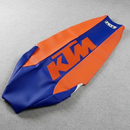 Funda Asiento Grip Para Ktm Sx - Exc 2017 18 Azul Y Naranja Azul