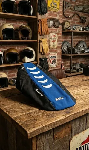 Funda Asiento Ultra Gripp Para Suzuki Dr350 Dr 350 Azul Azul en CABA