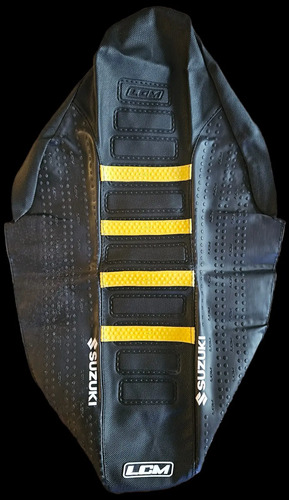 Funda Asiento Grip Negro - Amarillo Suzuki Rmx 250 Y Rmx 450 Negro en CABA