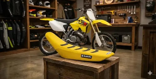 Funda Asiento Lcm P/ Suzuki Rmz 250 Rmz 450 Amarillo Negro Amarillo en CABA