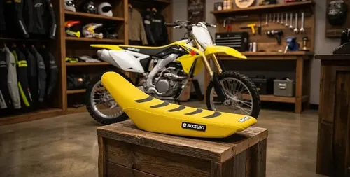 Funda Asiento Grip Amarillo Negro Suzuki Rmx 250 Y Rmx 450 Amarillo en CABA