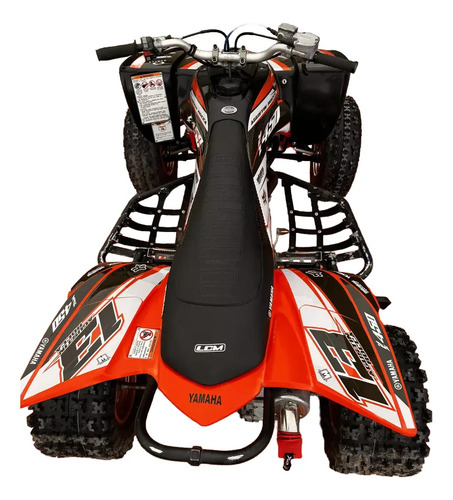 Funda Asiento Tapizado Yamaha Yfz 450 Carbu Lcm Negro en CABA