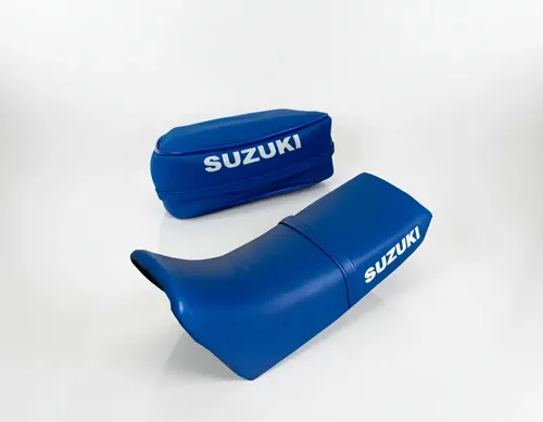 Funda Asiento + Bolso Suzuki Dr 250/350 Lcm Azul en CABA