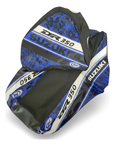 Kit Funda Asiento Y Tanque Suzuki Dr 350 Lcm Azul
