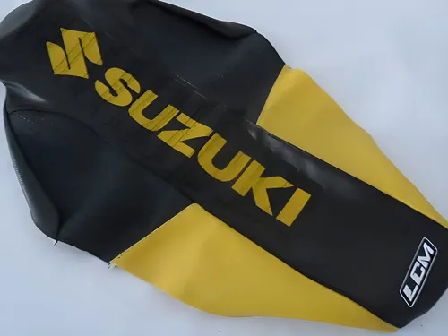 Funda Asiento Lcm Grip Para Suzuki Rmz 250 Rmz 450 Amarillo en CABA