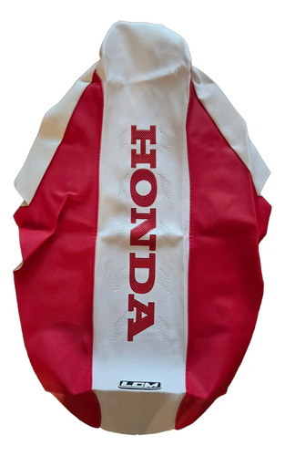 Funda Asiento Lcm Para Honda Xr250 1990-  95 Ultragrip Rojo Rojo Blanco en CABA