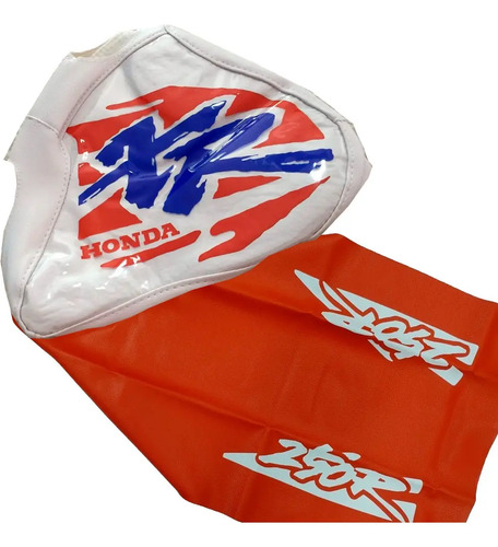 Kit Funda Asiento + Funda Tanque Para Xr 250r Xr250 1994 Naranja Oscuro en CABA