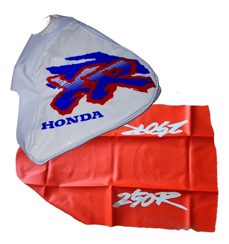 Kit Funda Asiento Funda Tanque Para Honda Xr 250 Xr250 1993 Naranja en CABA