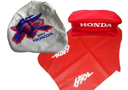 Funda Asiento Y Tanque + Bolso Para Honda Xr 650l Xr650l 93 Naranja en CABA