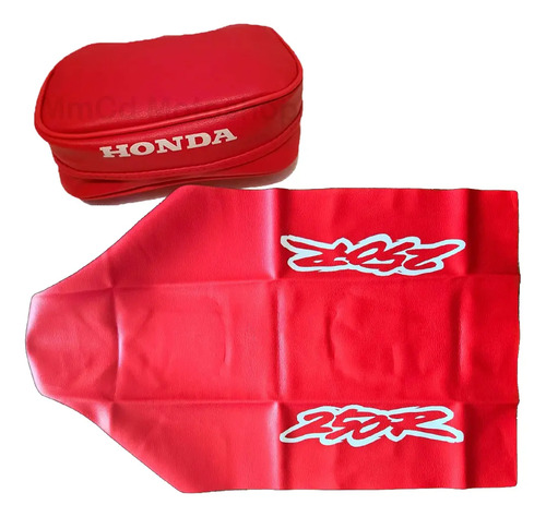 Funda Asiento Tapizado + Bolso Para Honda Xr 250 Xr250 1995 Rojo en CABA