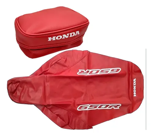Funda Asiento Tapizado + Bolso Para Honda Xr 650r 2000 Rojo Rojo en CABA