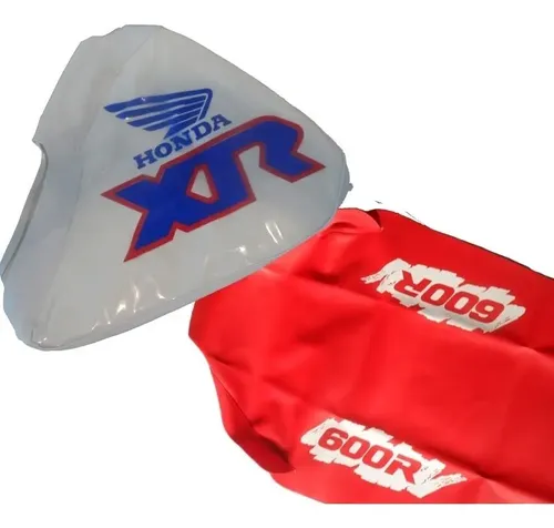 Kit Funda Asiento + Funda Tanque Honda Xr600r Xr 600 1991 Rojo en CABA