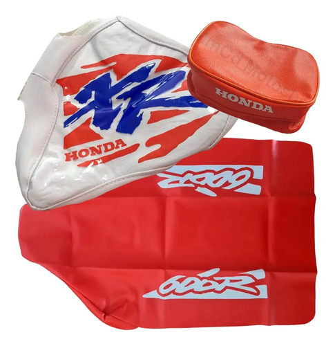 Kit Funda Asiento Tanque Bolso Para Xr 600 Xr600 Xr600r 1994 Naranja en CABA