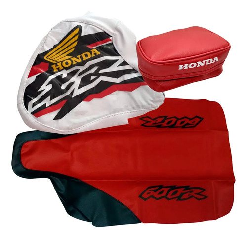 Kit Funda Asiento Funda Tanque + Bolso Para Xr600 Xr 600 98 Rojo en CABA