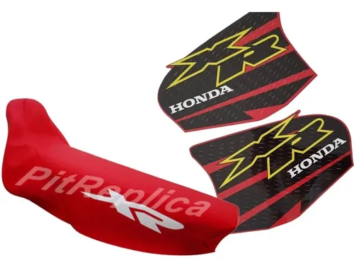 Funda Asiento, Gráfica Para Tanque Honda Xr250r Xr 250 01 02 Rojo en CABA