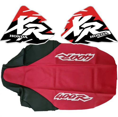 Kit Calcos, Funda Asiento Honda Xr400r Xr400 Xr 400 97 Rojo en CABA