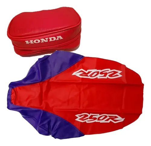 Funda Asiento Tapizado Bolso Rojo Honda Xr250 Xr 250 96 Rojo/violeta en CABA
