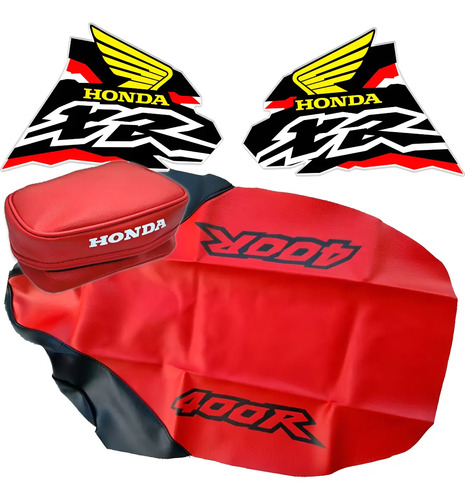 Calcos, Funda Asiento, Bolsito Para Honda Xr 400 Xr400 1998 Rojo en CABA