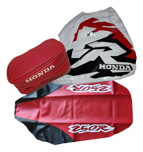 Funda Asiento Y Tanque + Bolso Para Xr250 Xr 250 97 Naranja Oscuro en CABA